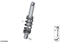 R1300GS 22 (KA1) SPRING STRUT, FRONT parts diagram