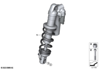 R1300GS 22 (KA1) SPRING STRUT, FRONT parts diagram