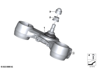 R1300GS 22 (KA1) LOWER FORK CROSS BRACE parts diagram
