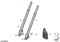 R1300GS 22 (KA1) FORK LEG parts diagram