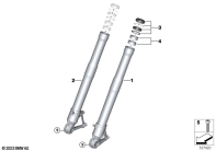 R1300GS 22 (KA1) FORK SLIDER parts diagram