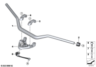 R1300GS 22 (KA1) HANDLEBAR parts diagram