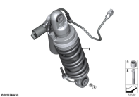 R1300GS 22 (KA1) SPRING STRUT, REAR parts diagram