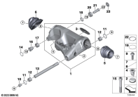 R1300GS 22 (KA1) REAR WHEEL SWINGING ARM parts diagram