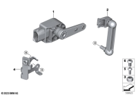 R1300GS 22 (KA1) LEVEL SENSOR, REAR parts diagram