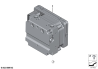 R1300GS 22 (KA1) PRESSURE MODULATOR ABS parts diagram
