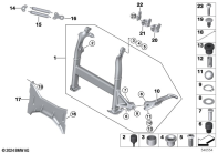 R1300GS 22 (KA1) CENTER STAND parts diagram