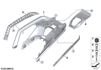 R1300GS 22 (KA1) LUGGAGE RACK, TOPCASE parts diagram