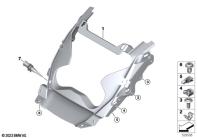 R1300GS 22 (KA1) HEADLIGHT COVER parts diagram
