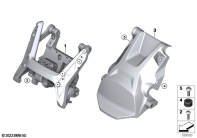 R1300GS 22 (KA1) WINDSHIELD ADJUSTMENT, ELECTR. parts diagram