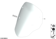 R1300GS 22 (KA1) WINDSHIELD parts diagram