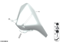 R1300GS 22 (KA1) COCKPIT TRIM PANEL parts diagram