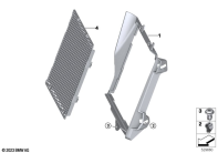 R1300GS 22 (KA1) AIR DUCTING, RADIATOR parts diagram
