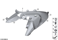 R1300GS 22 (KA1) AIR-DISCHARGE DUCT parts diagram