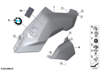 R1300GS 22 (KA1) SIDE TRIM PANEL parts diagram
