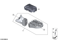 R1300GS 22 (KA1) RIDER FOOTRESTS parts diagram