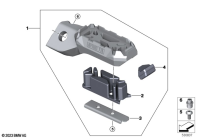 R1300GS 22 (KA1) RIDER FOOTRESTS parts diagram