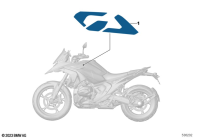 R1300GS 22 (KA1) DECOR, YNB5, LIGHT WHITE, SOLID parts diagram