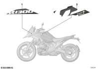 R1300GS 22 (KA1) DECOR, WND2, BLACKSTORM, MET parts diagram