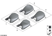 R1300GS 22 (KA1) DRIVERS SEAT parts diagram