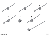 R1300GS 22 (KA1) CABLE STRAP WITH BRACKET, EDGE CLIP parts diagram