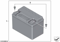 R1300GS 22 (KA1) AGM BATTERY parts diagram