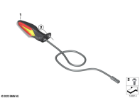 R1300GS 22 (KA1) LED TURN SIGNALS, REAR parts diagram