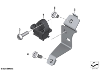 R1300GS 22 (KA1) ACCELERATION SENSOR BMW ASSIST SYSTEM parts diagram