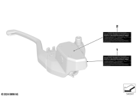 R1300GS 22 (KA1) INFORMATION LABEL, EXPANSION TANK parts diagram