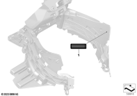 R1300GS 22 (KA1) INFORMATION LABEL, FRONT PANEL CARRIER parts diagram