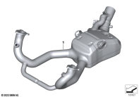 R1300GS 22 (KA1) EXHAUST MANIFOLD, CHROME-PLATED parts diagram