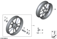 R1300GS 22 (KA1) RETROFIT FORGED WHEEL parts diagram