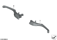 R1300GS 22 (KA1) RETROFIT, HANDLEBAR LEVER, SHADOW parts diagram