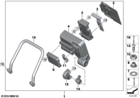 R1300GS 22 (KA1) RETROFIT, HOLDER, NAVIGATOR parts diagram