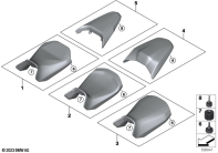 R1300GS 22 (KA1) RETROFIT, SEAT parts diagram