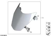 R1300GS 22 (KA1) RETROFIT, HEADLIGHT GUARD parts diagram
