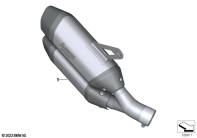 R1300GS 22 (KA1) RETROFIT SPORTS MUFFLER parts diagram