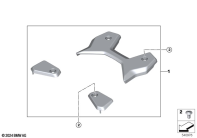 R1300GS 22 (KA1) COVER, TOPCASE CARRIER parts diagram