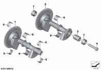F900GS 22 (K81) COMPENSATING SHAFT parts diagram