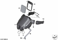F900GS 22 (K81) INTAKE MUFFLER parts diagram
