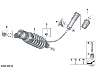 F900GS 22 (K81) SPRING STRUT parts diagram