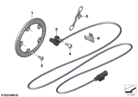 F900GS 22 (K81) FRONT WHEELSPEED SENSOR parts diagram
