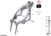 F900GS 22 (K81) FRONT FRAME parts diagram