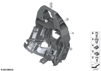 F900GS 22 (K81) FRONT PANEL CARRIER parts diagram