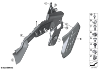 F900GS 22 (K81) TANK COVER, LOWER parts diagram