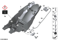 F900GS 22 (K81) REAR WHEEL COVER parts diagram
