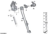 F900GS 22 (K81) SIDE STAND parts diagram