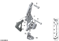 F900GS 22 (K81) FOOTREST PLATE/FOOTREST FRONT RIGHT parts diagram