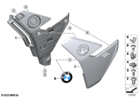 F900GS 22 (K81) GRILL COVER parts diagram