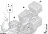 F900GS 22 (K81) SINGLE KEY LOCKING SYSTEM EWS 4 parts diagram